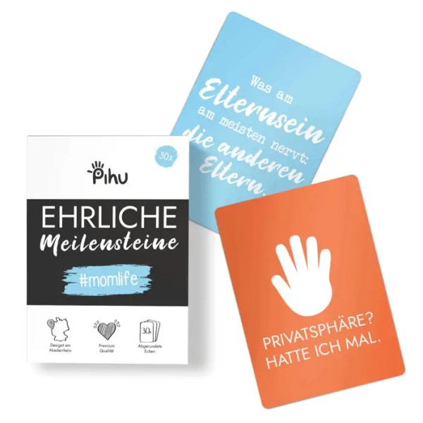 Ehrliche Meilensteine - MOMLIFE - Meilensteinkarten für Mütter