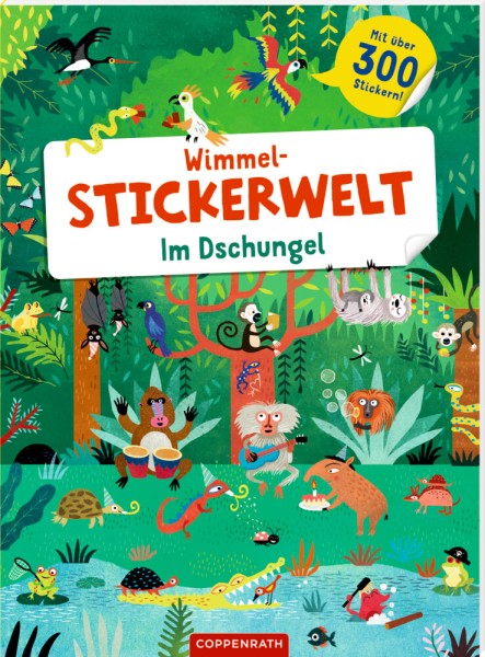 Wimmel-Stickerwelt: Im Dschungel