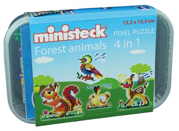 Ministeck Forest animals - Waldtiere 4in1 500 Teile