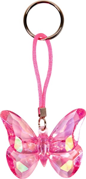 Diamant-Schlüsselanhänger Schmetterling - Prinzessin Lillifee (einzeln)