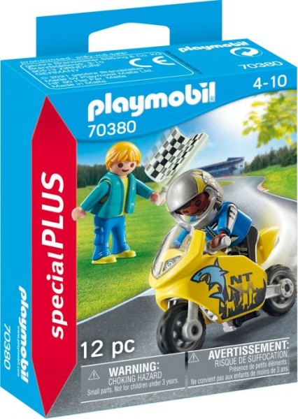 Jungs mit Racingbike