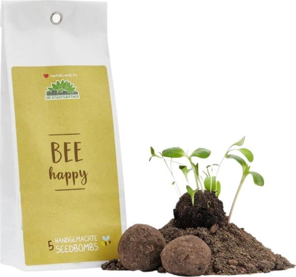 Seedbombs Bee happy