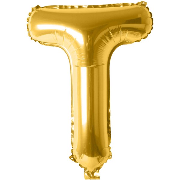 Folienballon T gold