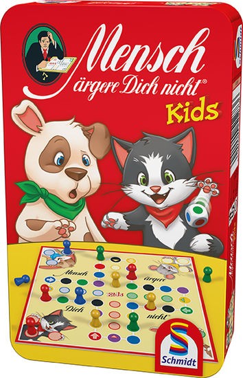 Mensch ärgere Dich nicht® Kids, Bring-Mich-Mit-Spiel in Metalldose