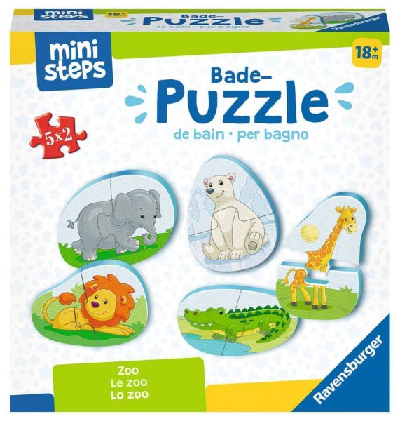 Ravensburger ministeps Bade-Puzzle Zoo