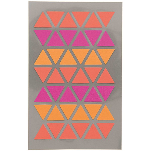 Rico Design Sticker Dreieck Pink/Rot