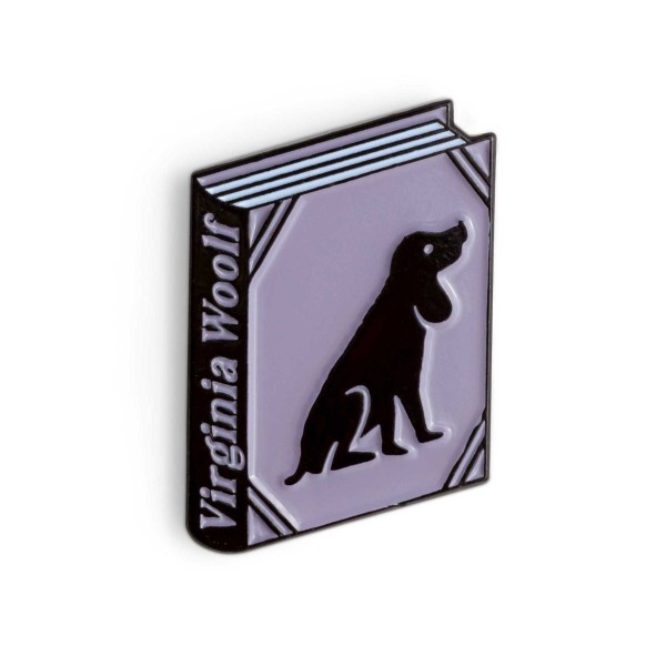 Pin - A Flush Book Pin by Virginia Woolf