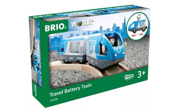 BRIO World Blauer Reisezug (Batteriebetrieb)
