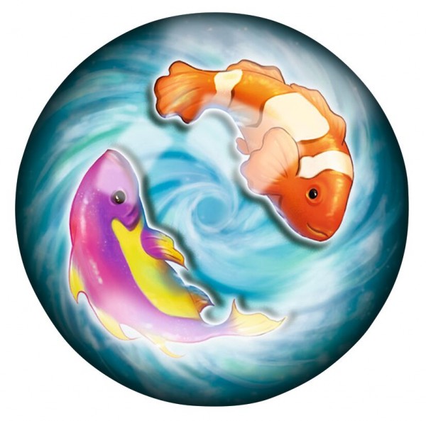 Leuchtender Schlitterball Ozean