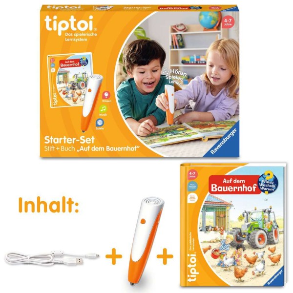 tiptoi® Starter-Set: Stift und Bauernhof Buch