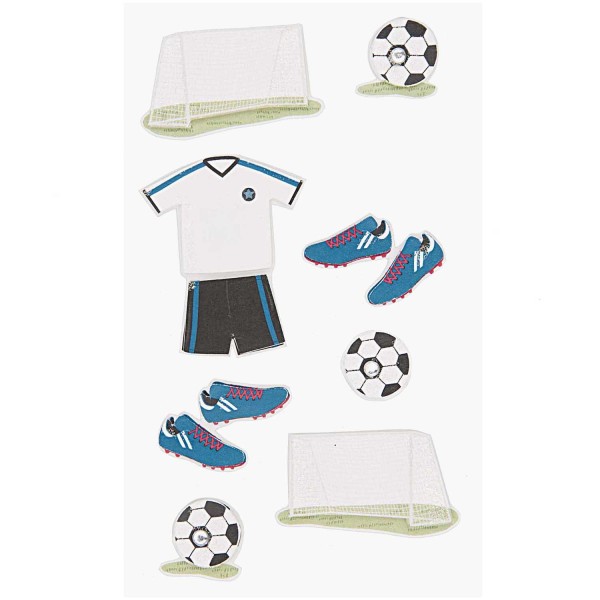 Paper Poetry 3D Sticker Fussball