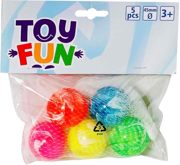 Toy Fun Flummis 5 Stück im Beutel