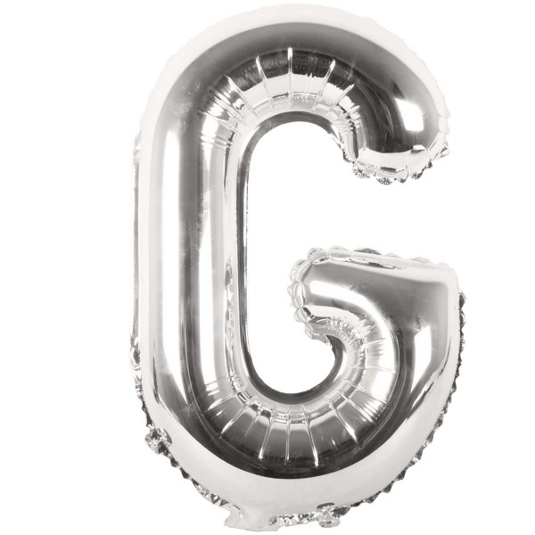 Folienballon G silber