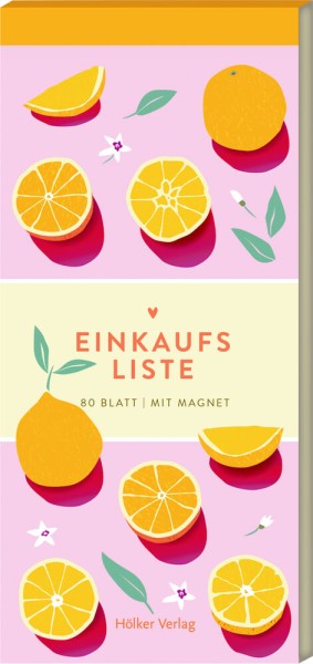 Einkaufsliste - Orangen (Küchenpapeterie)