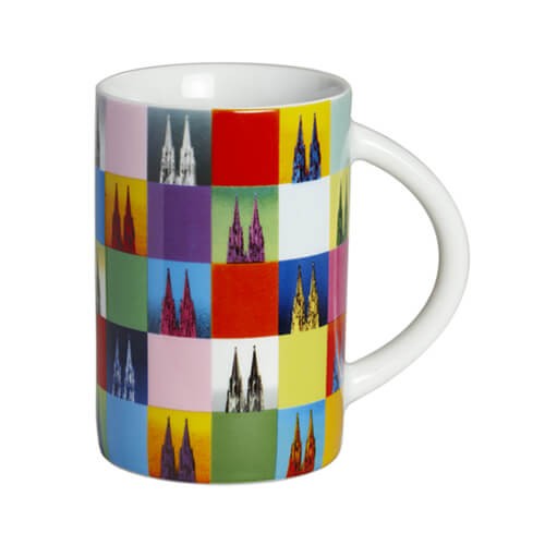 Tasse mit buntem Dom Mosaik "Dom-Pott"