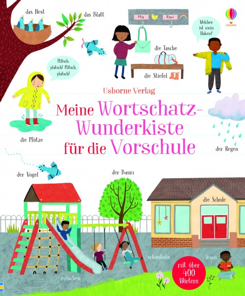 Felicity Brooks, Meine Wortschatz-Wunderkiste für die Vorschule - mit über 400 Wörtern