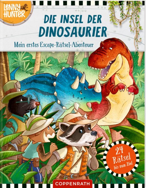 Escape-Rätsel-Abenteuer: Die Insel der Dinosaurier - Lenny Hunter