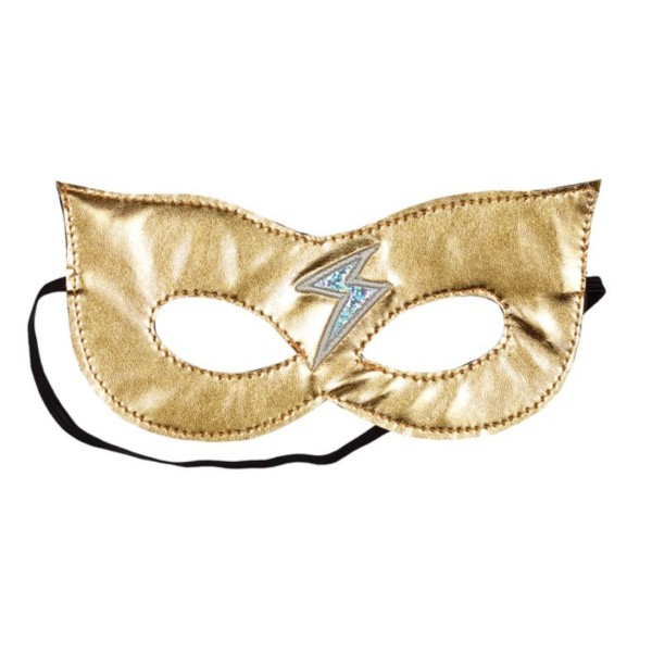 Maske gold mit silber Hero