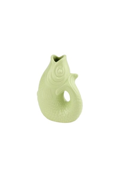 Monsieur Carafon, Fisch, Vase, Karaffe XS, Seafoam, 0,2 Liter