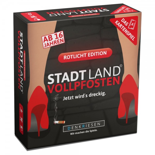STADT LAND VOLLPFOSTEN – Das Kartenspiel – Rotlicht Edition