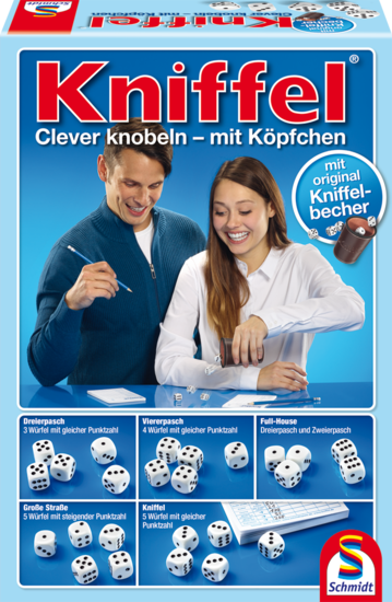 Kniffel® mit Lederwürfelbecher