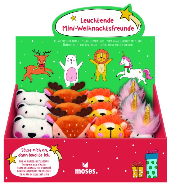 Leuchtende Mini Weihnachtsfreunde einzeln