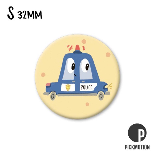 Magnet S cute police car