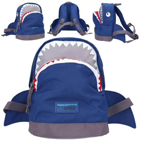 Dino World Rucksack Hai Blau UNDERWATER