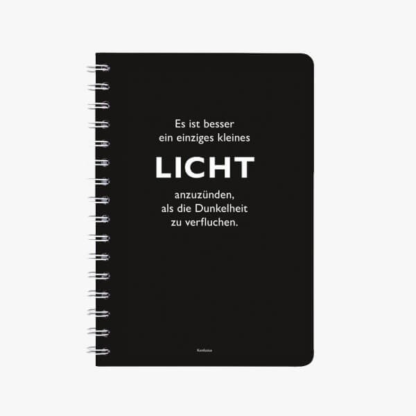 Ringbuch Softcover Konfuzius Licht DIN A5