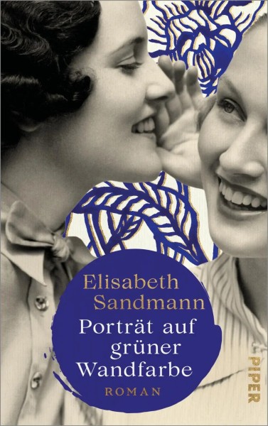 Elisabeth Sandmann: Porträt auf grüner Wandfarbe