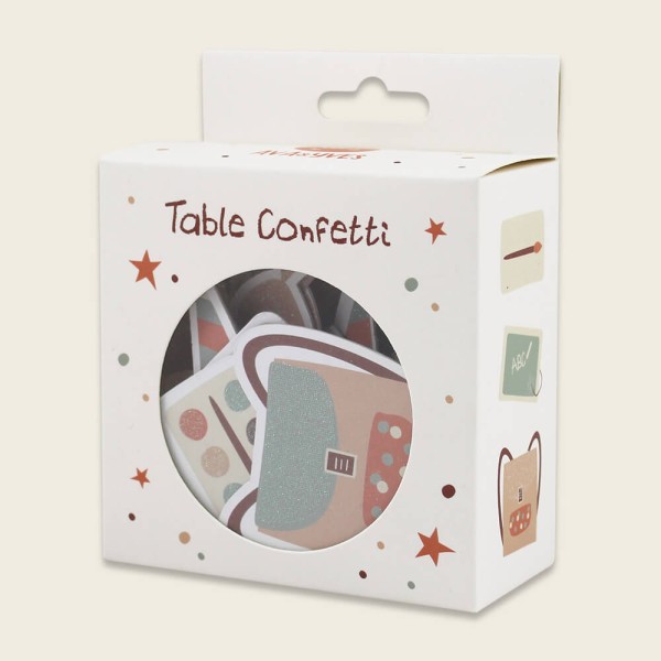 Table Confetti mit Glitzer zur Einschulung – Meerjungfrau (Under the Sea)