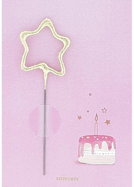 Torte Celebration pink Mini Wondercard