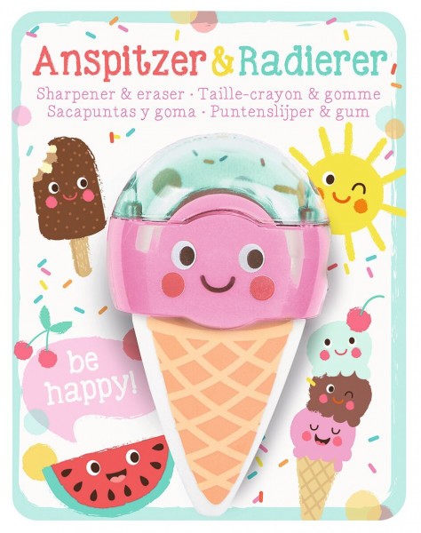Be happy Anspitzer & Spitzer einzeln (4 Farben zur Auswahl)
