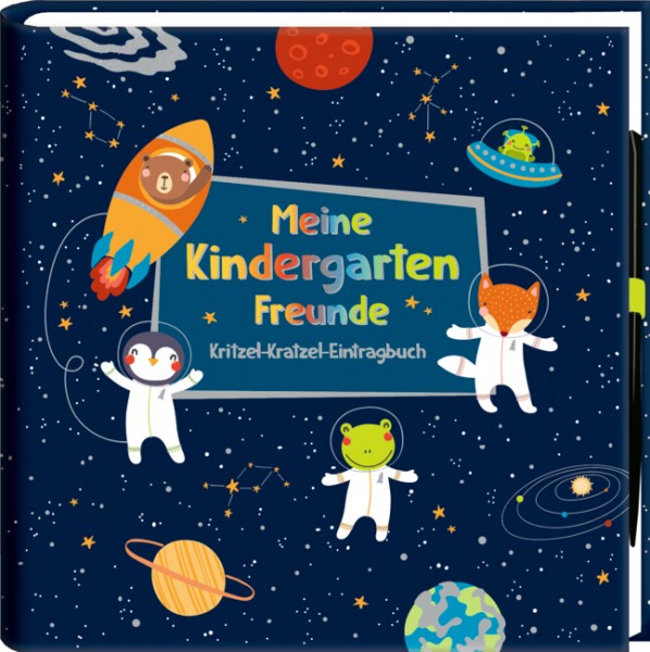 Freundebuch: Outer Space - Meine Kindergartenfreunde