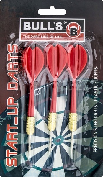 BULL'S Steeldarts Starter-Set, farblich sortiert