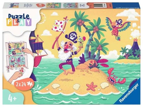 Piraten auf Schatzjagd - Puzzle & Play