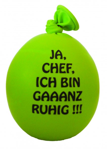 Crazy Three Drückeberger- Ja, Chef, ich bin gaaanz ruhig Anti-Stressball mit Bioknete