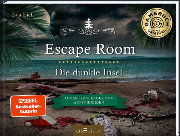 Eva Eich: Escape Room. Die dunkle Insel (Adventskalender zum Aufschneiden)