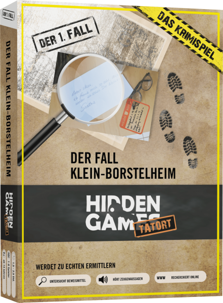 KRIMI-SPIELEBOX: HIDDEN GAMES TATORT – DER FALL KLEIN-BORSTELHEIM (FALL 1)