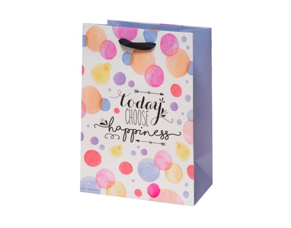 Geschenktüte - Medium Today I Choose Happiness