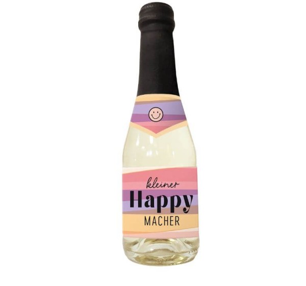 Beerenperlwein-Flasche 0,2l kleiner Happymacher