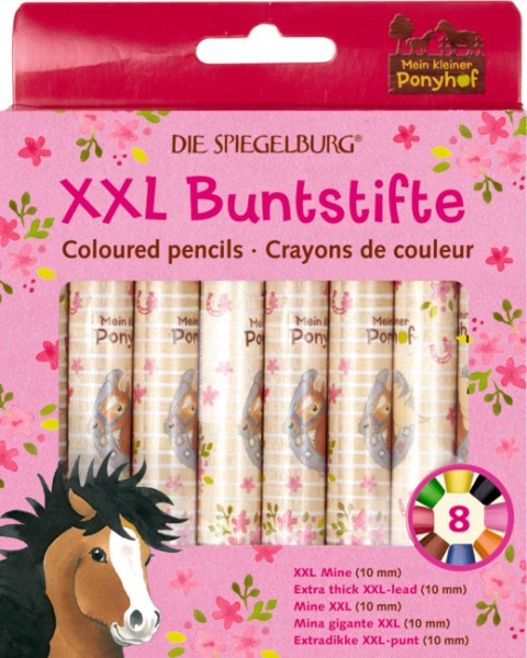 XXL Buntstifte Mein kleiner Ponyhof (8 St.)