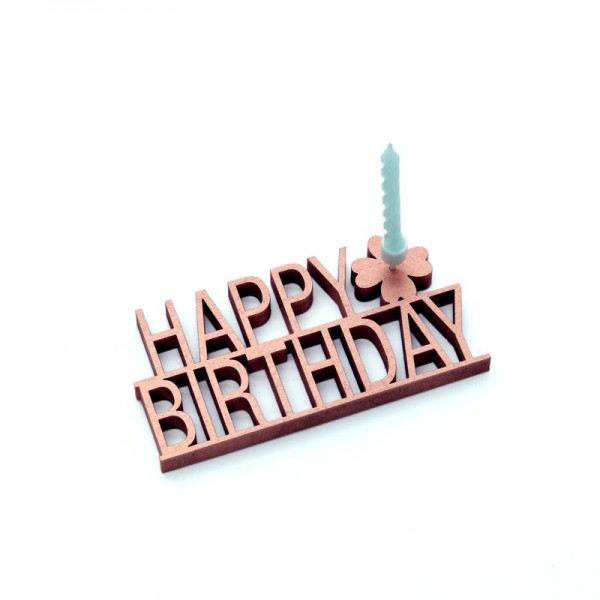 NOGALLERY Happy Birthday - grau