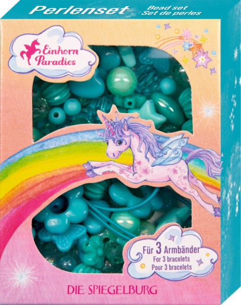 Perlenset Türkis - Einhorn-Paradies