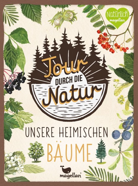 Miriam Fritz: Tour durch die Natur - Unsere heimischen Bäume - Bestimmungskarten-Set mit 50 Arten