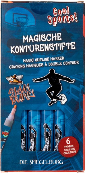 Magische Konturenstifte - Cool Sports!