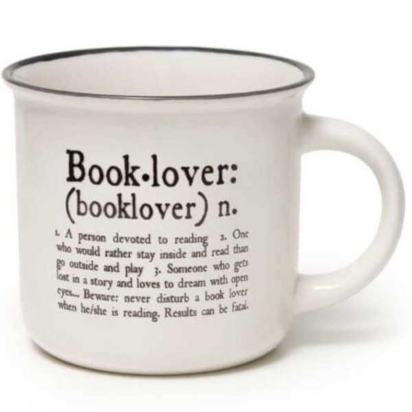Porzellantasse - Cup-Puccino - Book Lover