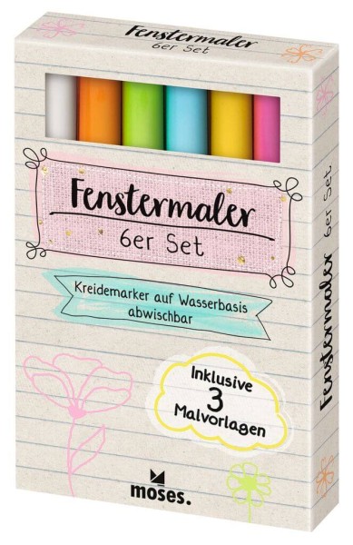 Fenstermaler 6er Set