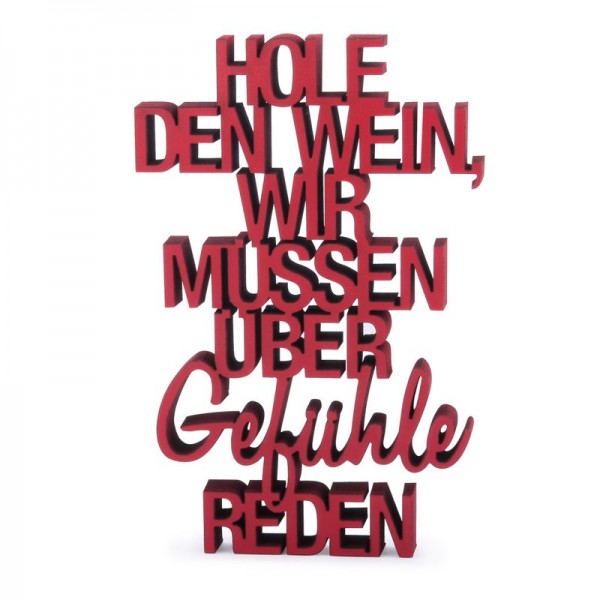 NOGALLERY Hole den Wein... - grau