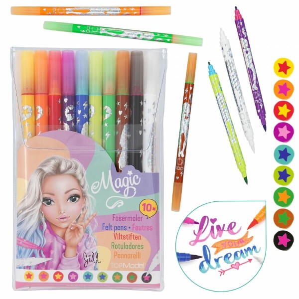 TOPModel Magic Doppelfasermaler-Set, 10 Stifte